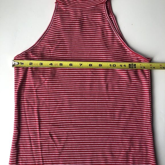 Heart & Hips Sleeveless Mock Turtleneck Women Dress Size M (Junior) Striped - Picture 4 of 10